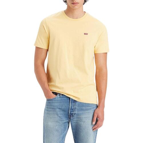 Textil Homem T-Shirt mangas curtas Levi's  Amarelo