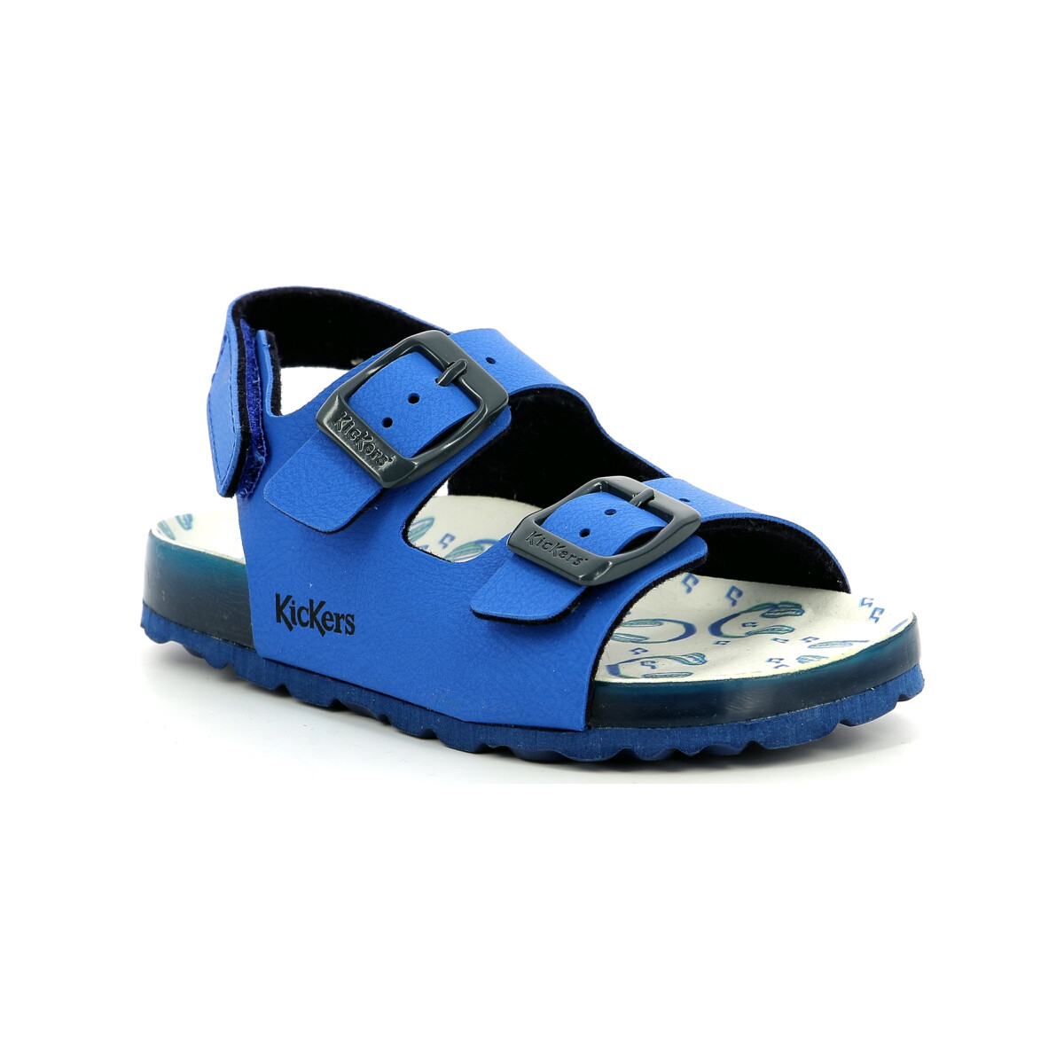 Sapatos Rapaz Sandálias Kickers Sunyva Azul