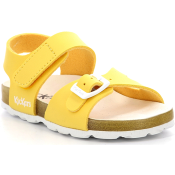 Sapatos Rapariga Sandálias Kickers Sunkro Amarelo