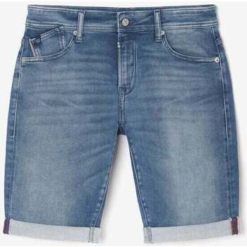 Textil Homem Shorts / Bermudas Tops / Blusasises Bermudas calções em ganga JOGG Azul