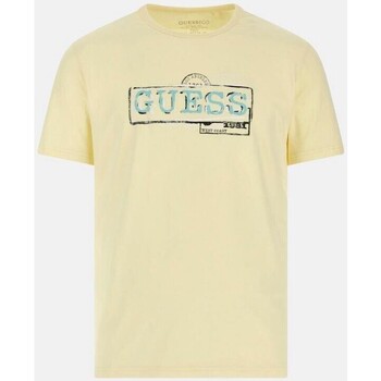 Textil Homem of the new Guess Dare fragrance Guess M4GI26 J1314 Amarelo