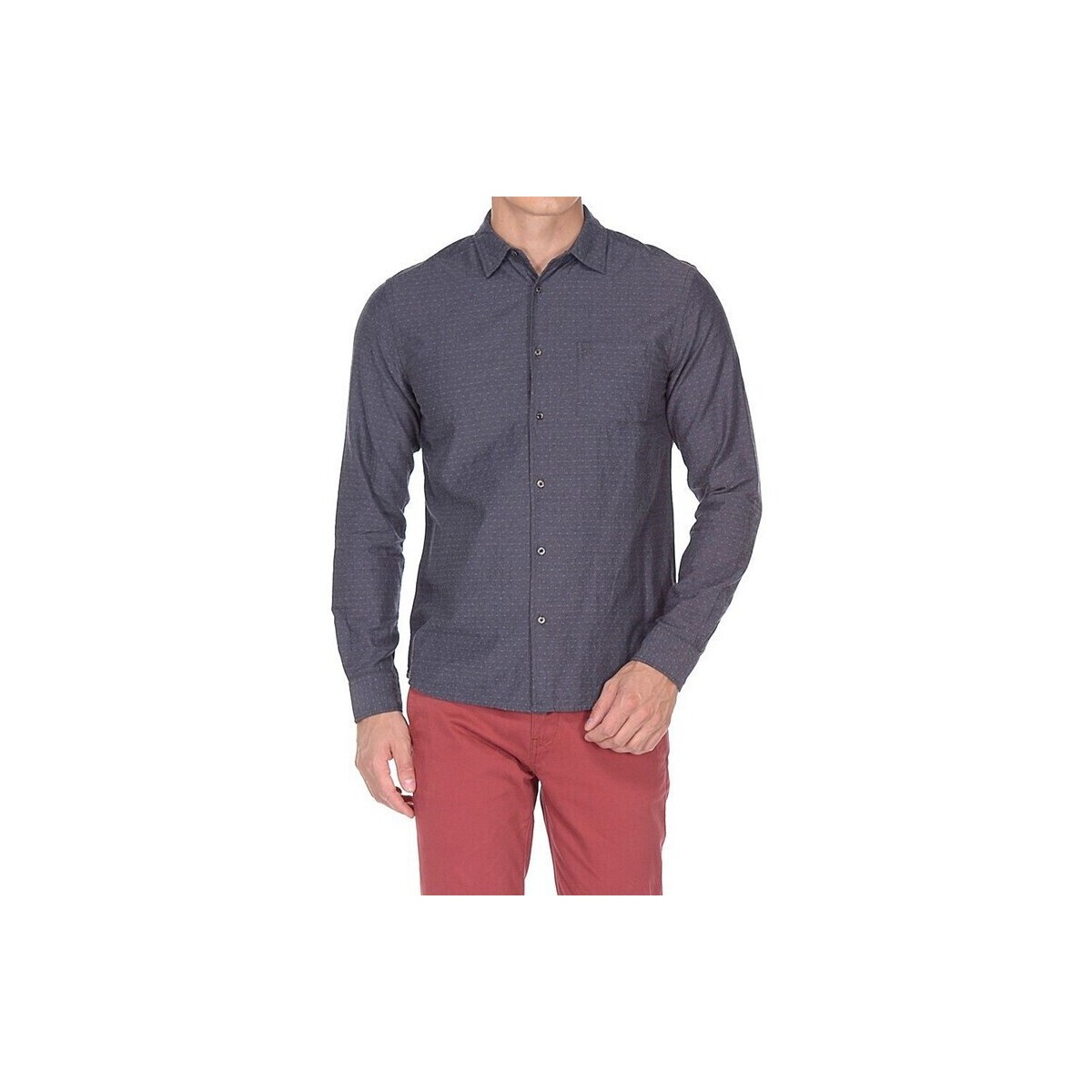 Textil Homem Camisas mangas comprida Wrangler W5978N816 Cinza