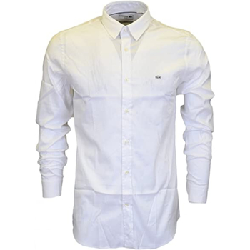 Textil Homem Camisas mangas comprida Lacoste CH2561 Branco