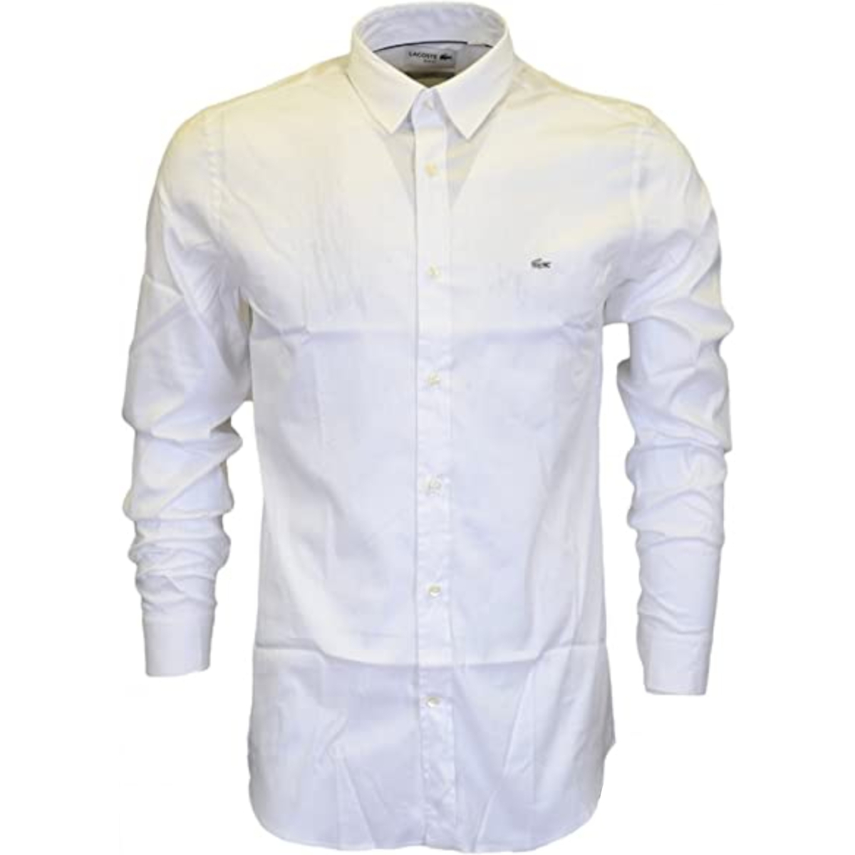 Textil Homem Camisas mangas comprida socks Lacoste CH2561 Branco