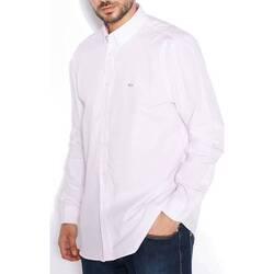 Textil Homem Camisas mangas comprida Lacoste CH8737 Branco