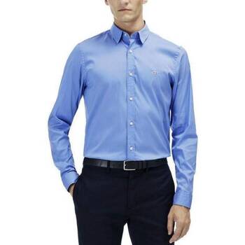 Textil Homem Camisas mangas comprida Lacoste NH3718LX CH2561 Marinho