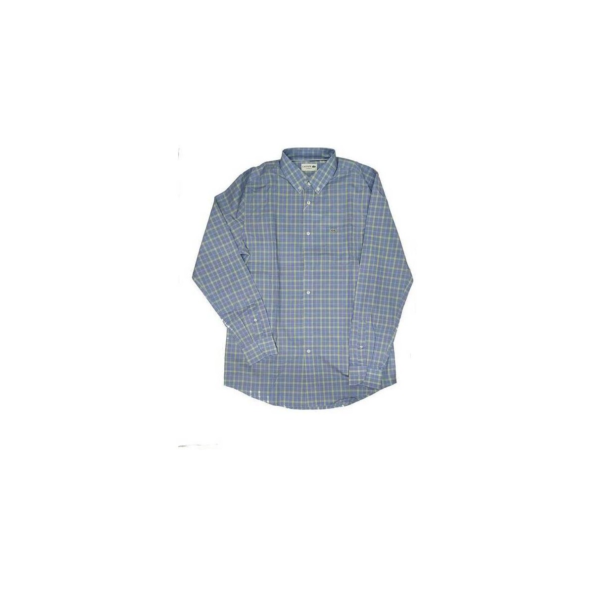 Textil Homem Camisas mangas comprida Lacoste CH6045 Azul