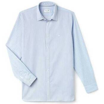 Textil Homem Camisas mangas comprida Gri Lacoste CH4988 Branco