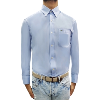 Textil Homem Camisas mangas comprida Lacoste CH5803 Marinho