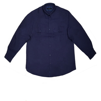 Textil Homem Camisas mangas comprida Max Fort MET.E1762 Azul