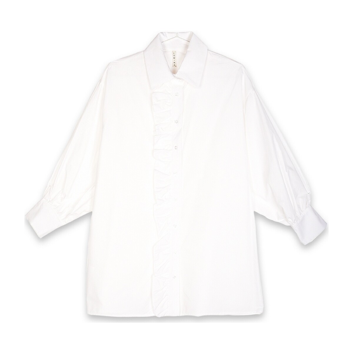 Textil Mulher camisas Lumina L2751 Branco