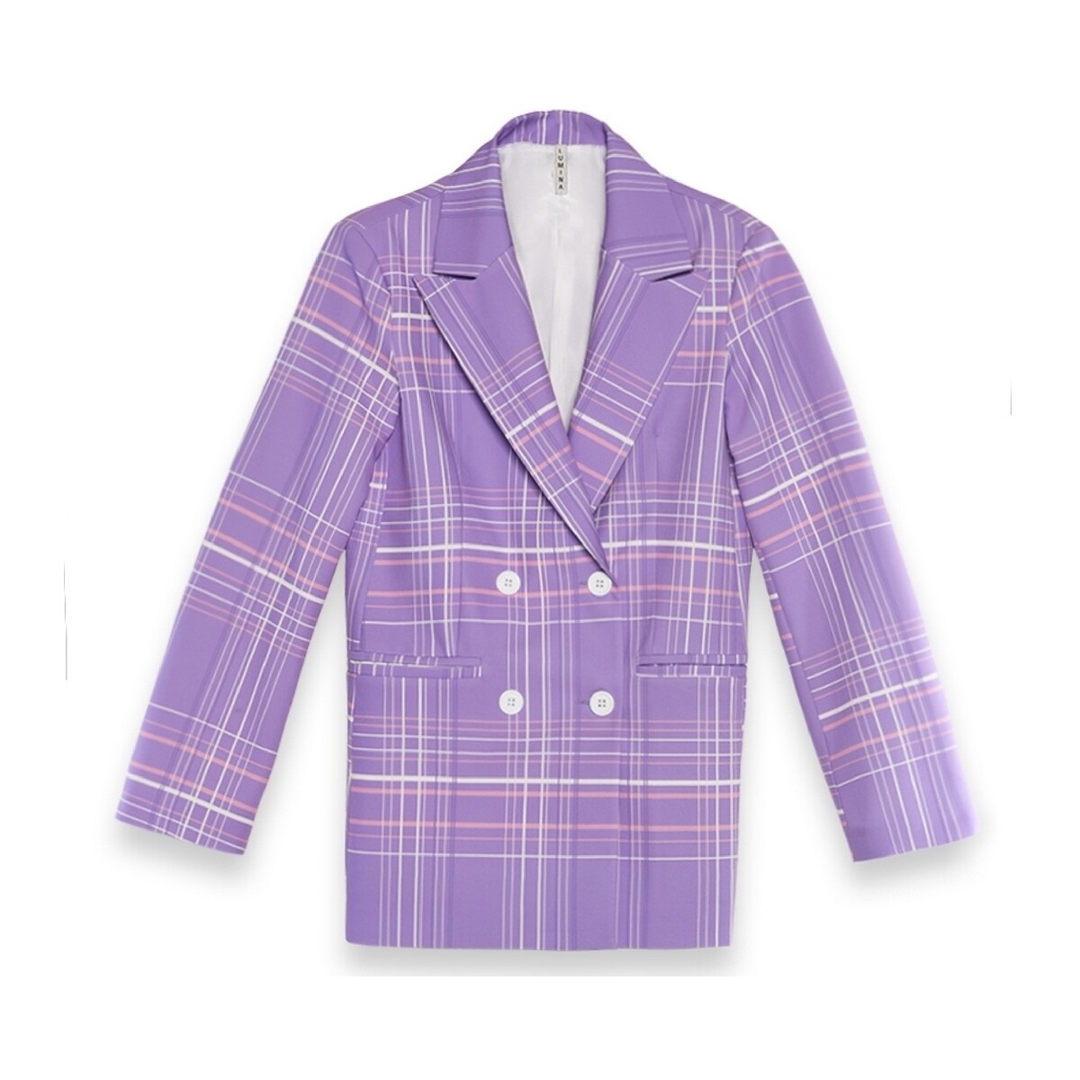 Textil Mulher Casacos/Blazers Lumina L2796 Violeta