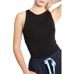Textil Mulher Tops sem mangas Susymix 82078 Preto