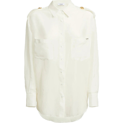 Textil Mulher camisas Guess E1GH00-WCVF0 Branco