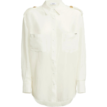 Textil Mulher camisas Guess E1GH00-WCVF0 Branco