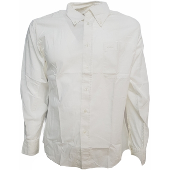Textil Homem Camisas mangas comprida Kappa 6448411 Branco