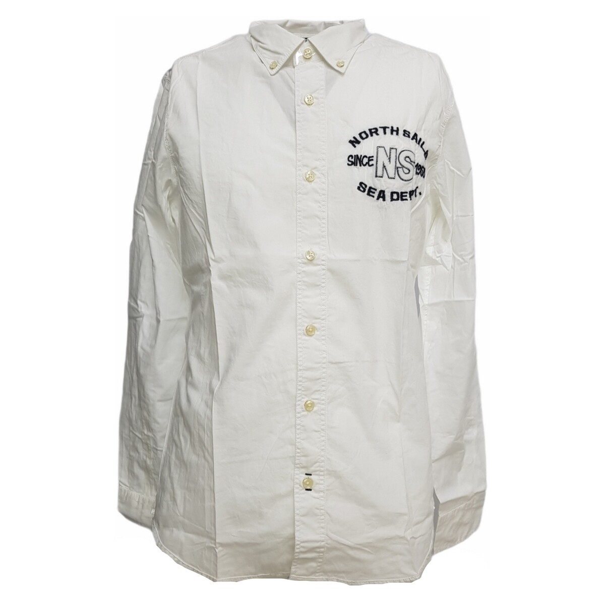 Textil Homem Camisas mangas comprida North Sails 663006 Branco
