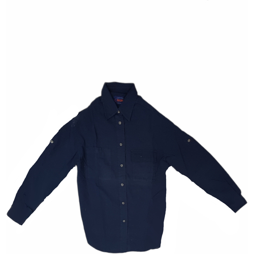 Textil Homem Camisas mangas comprida Tecnica 414065 Azul