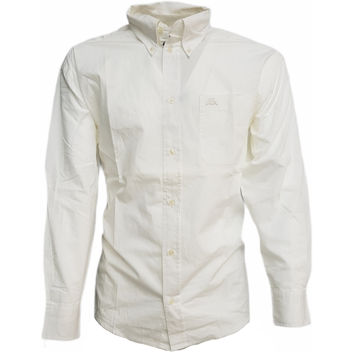 Textil Homem Camisas mangas comprida Kappa 644841X Branco