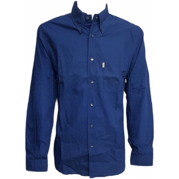 Textil Homem Camisas mangas comprida Belfe 000848 Azul