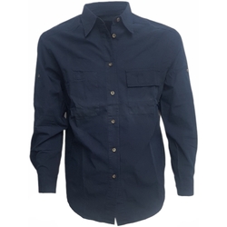 Textil Homem Camisas mangas comprida Tecnica 4140650 Azul