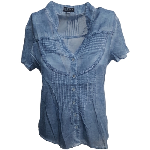 Textil Mulher camisas Breach 1312 Azul