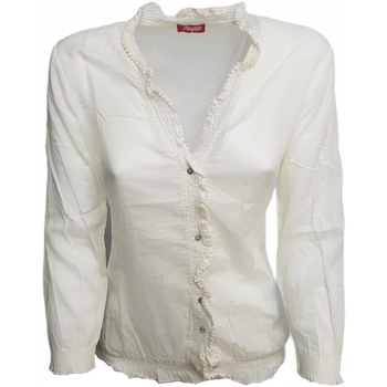 Textil Mulher camisas Playlife 5DH05QN7C Branco