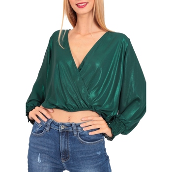 Textil Mulher camisas Susymix KA485 Verde