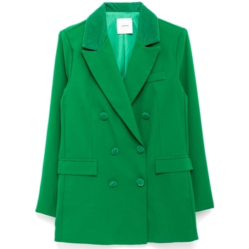 Textil Mulher Casacos/Blazers Lumina L5138 Verde