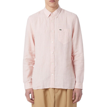 Textil Homem Camisas mangas comprida Full Lacoste CH5692 Rosa