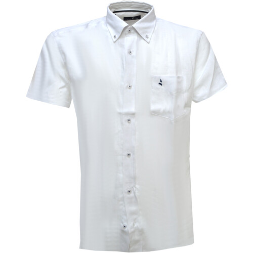 Textil Homem Camisas mangas curtas Navigare NVC3101 Branco