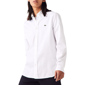 Textil Homem Camisas mangas comprida Lacoste surv CH2933 Branco