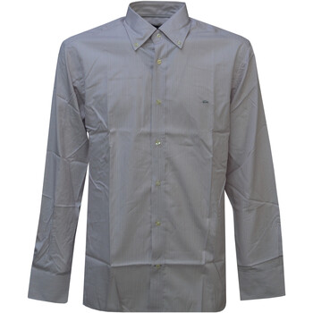 Textil Homem Camisas mangas comprida Gri Lacoste CH3609 Violeta