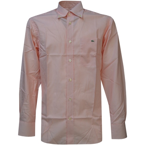 Textil Homem Camisas mangas comprida Gri Lacoste CH2034 Laranja