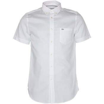 Textil Homem Camisas mangas curtas Gri Lacoste CH0221 Branco