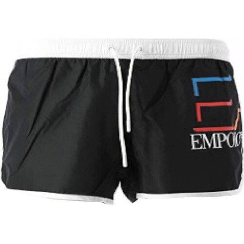 Textil Homem Fatos e Crew shorts de banho Emporio Armani EA7 902024-OP739 Preto