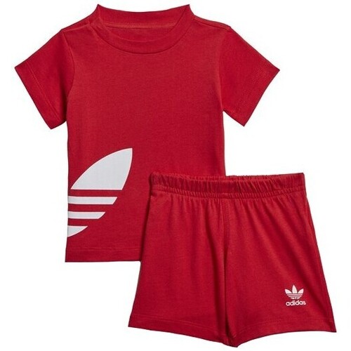 Textil Criança Todos os fatos de treino adidas Hailey Originals FM5610 Vermelho