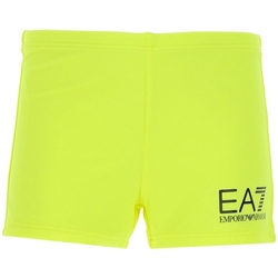 Textil Rapaz Fatos e shorts de banho Emporio Armani EA7 906001-8P770 Amarelo
