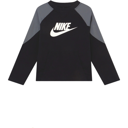 Textil Rapaz Sweats Nike CU9208 Preto