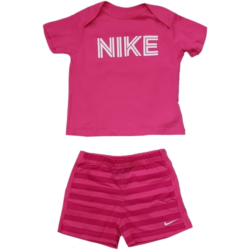 Textil Criança Todos os fatos de treino living Nike 465358 Rosa