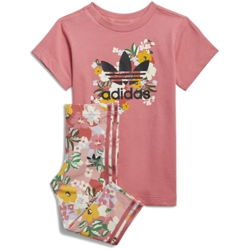 Textil Criança Todos os fatos de treino Slippers adidas Originals GN2260 Rosa