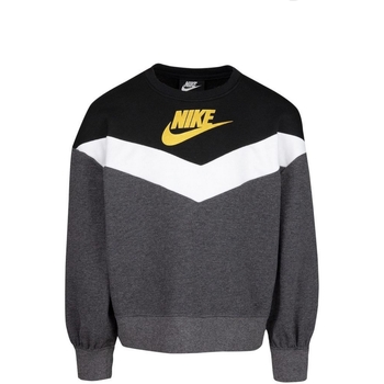 Textil Rapariga Sweats Nike Grey 36I111 Preto