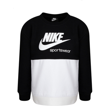 Textil Rapariga Sweats Nike Grey 36H971 Preto