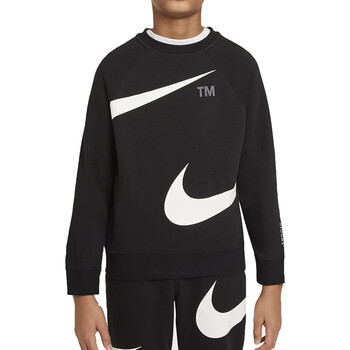 Textil Rapaz Sweats Nike Grey DD8726 Preto