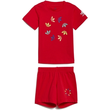 Textil Criança Todos os fatos de treino adidas marrakech Originals HE6853 Vermelho