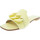 Sapatos Mulher chinelos Café Noir JS1156 Amarelo