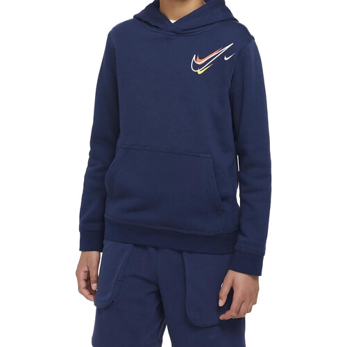 Textil Rapaz Sweats Nike Grey DX2295 Azul