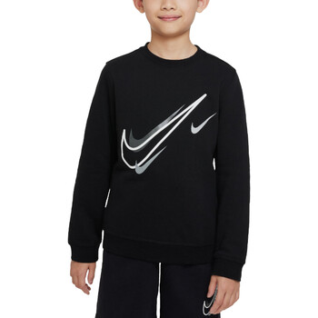 Textil Rapaz Sweats Nike Grey DX2296 Preto