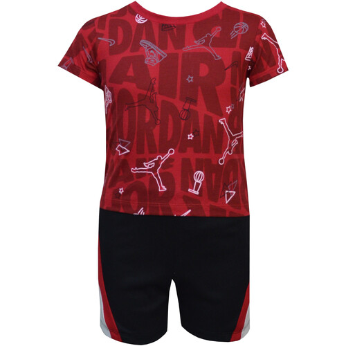 Textil Criança Todos os fatos de treino Nike Jordan 65C216 Vermelho