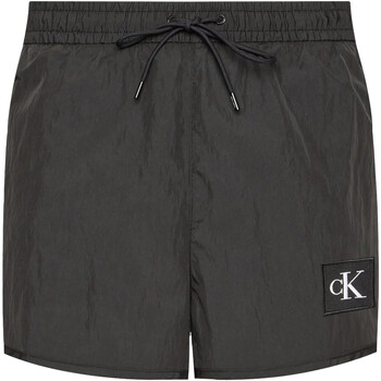 Textil Homem Alpha Industries Shorts Pantalons Jet Knee length dress in soft 100% linen KM0KM00820 Preto